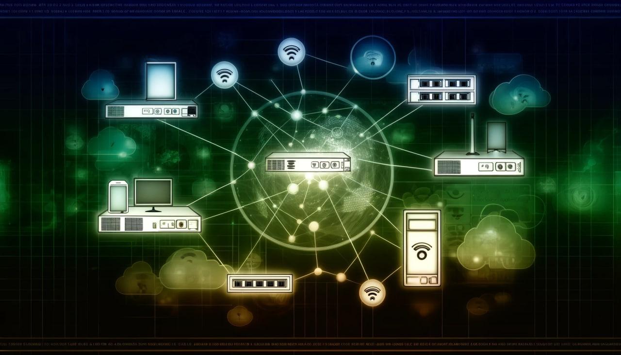 Uma tela de computador exibindo uma série de números separados por pontos, representando um endereço de Protocolo da Internet